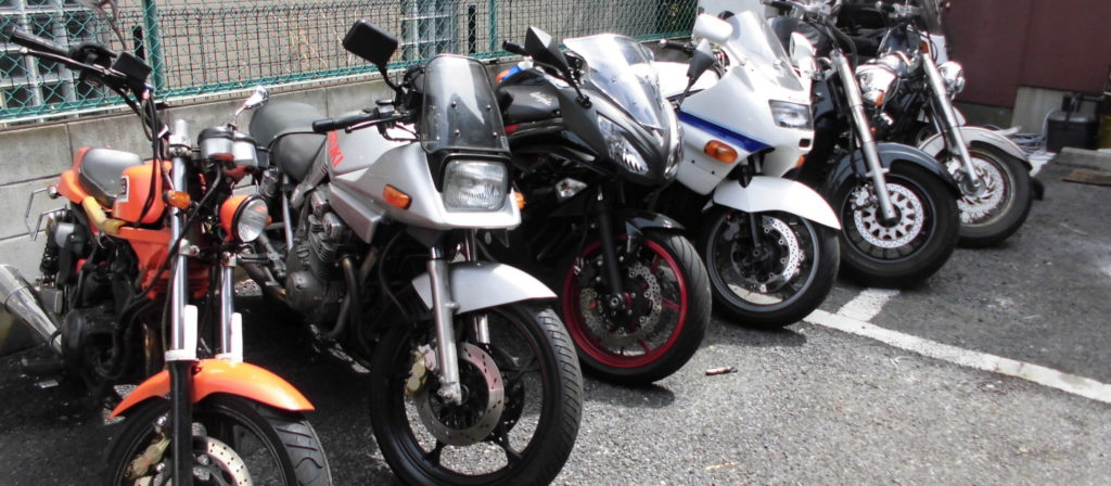 格安バイク車検のバイク車検車両