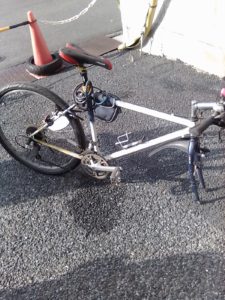 バイク（自転車）タイヤのパンク修理