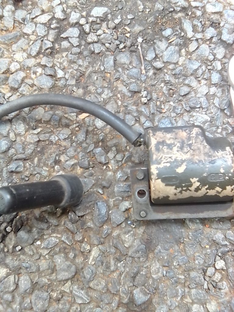 損傷したプラグコイル