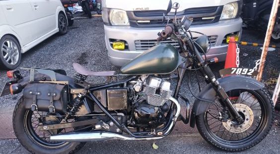 格安バイク車検代行のビンテージバイクも格安で車検登録へ